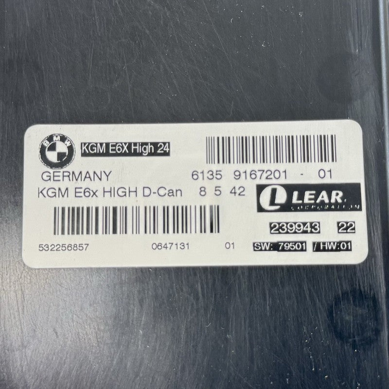 9 167 201 / 9167201 06-10 BMW M6 E63 E64 Body Gateway Control Module KGM High D-CAN 9167201 OEM