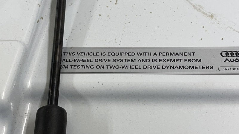 427 827 507 / 427827507 11-15 AUDI R8 SPYDER REAR ENGINE DECK LID HATCH TRUNK SHELF COVER 427827025 OEM