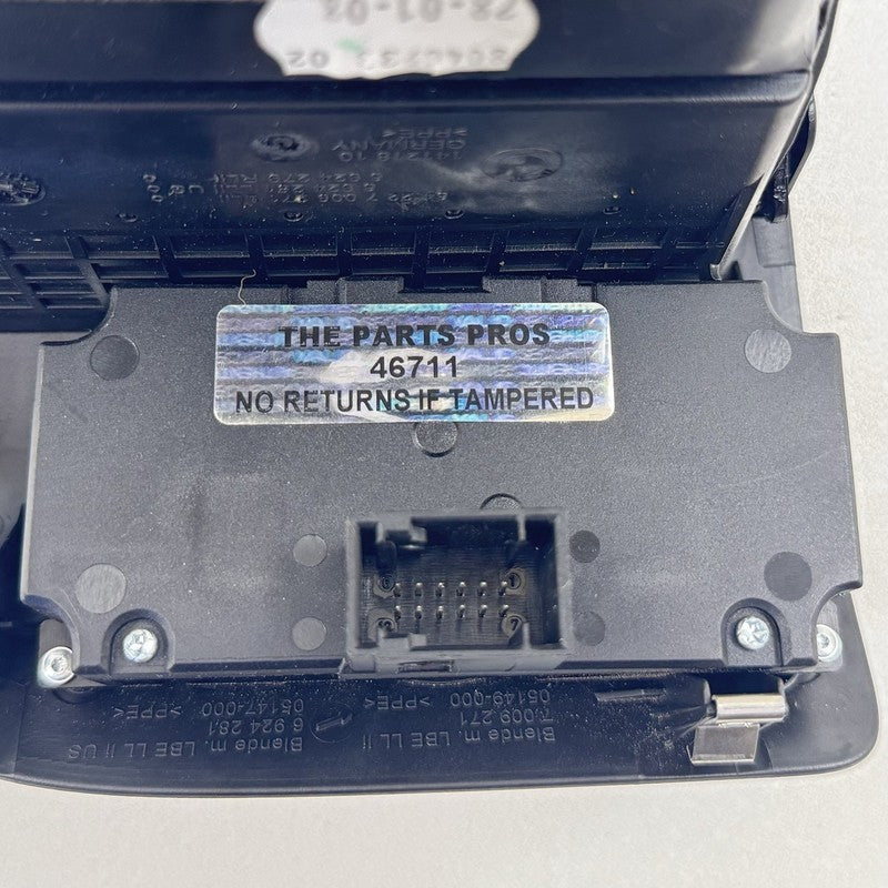 06-10 BMW M6 E63 E64 Left Front Dash Air Vent Grille W/ Headlight Switch OEM