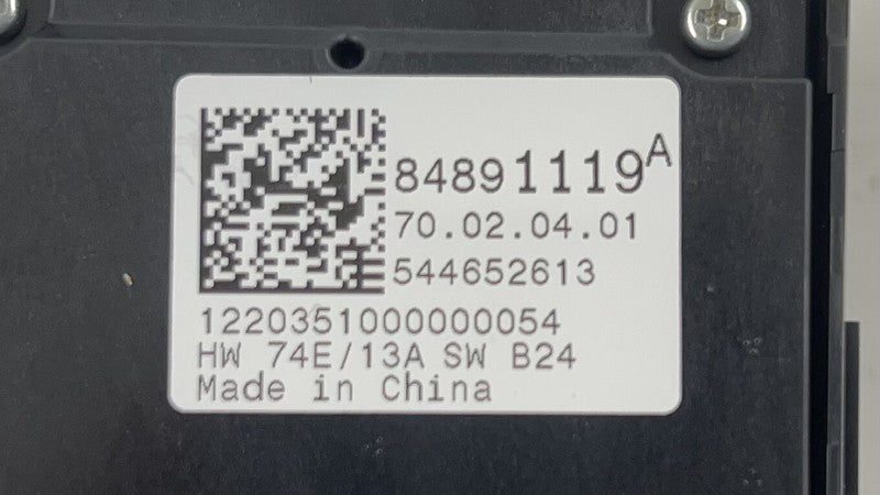 84891119 / 8489 1119 22-24 CADILLAC CT4 V BLACKWING MULTI FUNCTION RADIO STEREO CONTROLLER KNOB OEM