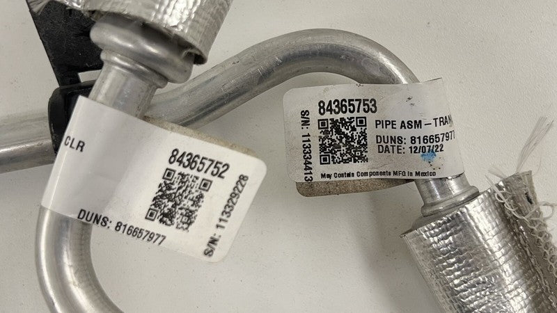 84365753 22-24 CADILLAC CT4 V BLACKWING REAR DIFF DIFFERENTIAL OIL COOLER LINE PAIR OEM