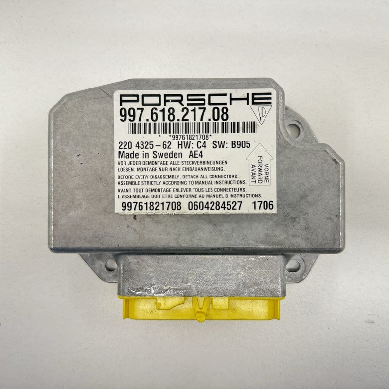 997.618.217.08 / 997 618 217 08 / 99761821708 05-12 Porsche 911 997 Boxster Cayman 987 Airbag Air Bag Restraint Module O
