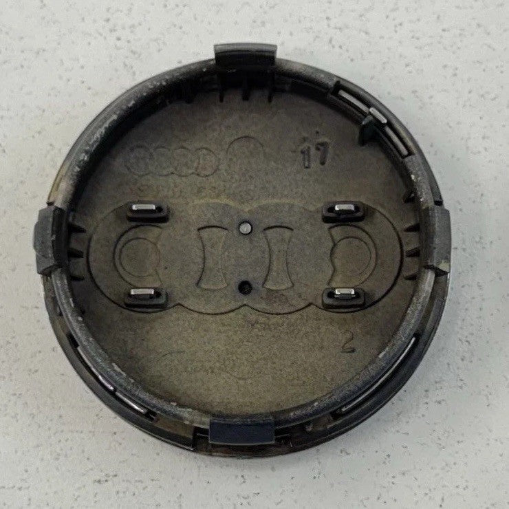 Audi Wheel Center Cap Rim Hubcap Gray Factory OEM