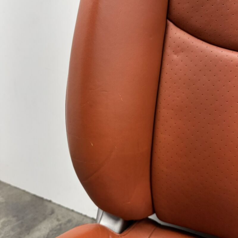Does Not Apply 05-08 PORSCHE BOXSTER S 987 FRONT BUCKET SEAT PAIR POWER LEATHER TERRACOTTA OEM