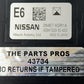 284E7-6GR1A / 284E7 6GR1A / 284E76GR1A 24-25 NISSAN Z NISMO ADVANCED DRIVER ASSIST CONTROL ADAS MODULE 284E7-6GR1A OEM