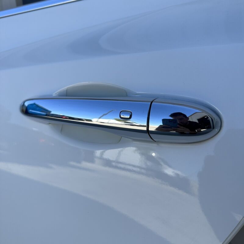14-22 MASERATI QUATTROPORTE DRIVER LEFT REAR DOOR COMPLETE NO GLASS WHITE OEM