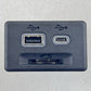 13529869 22-24 CADILLAC CT5 V BLACKWING CENTER CONSOLE USB PORT SD CARD SLOT READER OEM