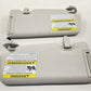 Does Not Apply 24-25 SUBARU CROSSTREK LEFT AND RIGHT SUNVISOR SUN VISOR SHADE PAIR OEM