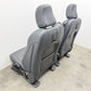 24-26 Ford Mustang GT Premium Front Seat Pair Leather Black W/ White Stitch OEM