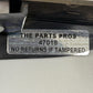 84810-4HB0A / 84810 4HB0A / 848104HB0A 14-17 Infiniti Q50 Chrome License Plate Light Trunk Trim Moulding W/ Camera OEM