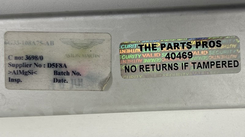 6G33-108A75-AB / 6G33 108A75 AB / 6G33108A75AB 07-17 ASTON MARTIN VANTAGE FRONT STRUT TOWER BRACE BRACKET SUPPORT MOUNT 