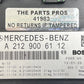 A 212 900 61 12 6112 / A2129006112 / 2129006112 12-14 MERCEDES BENZ CLS550 W218 FRONT SAM FUSE RELAY JUNCTION BOX SAM MO