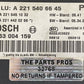 2215451032 / A2215451032 / A 221 545 10 32 1032 07-09 MERCEDES W221 S550 PARKTRONIC PARK ASSIST CONTROL MODULE 221800024