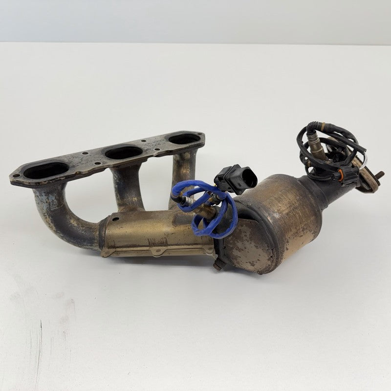 06-08 Porsche Boxster Cayman S 987 3.4L Exhaust Manifold With O2 Sensor Set OEM