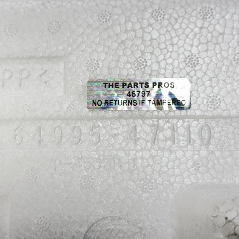 64995-47110 / 64995 47110 / 6499547110 23-25 TOYOTA PRIUS REAR TRUNK STORAGE FOAM WITH TIRE PUMP SET 64995-47110 OEM