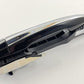 14-22 INFINITI Q50 DRIVER LEFT REAR EXTERIOR DOOR GRAB HANDLE BLACK OEM