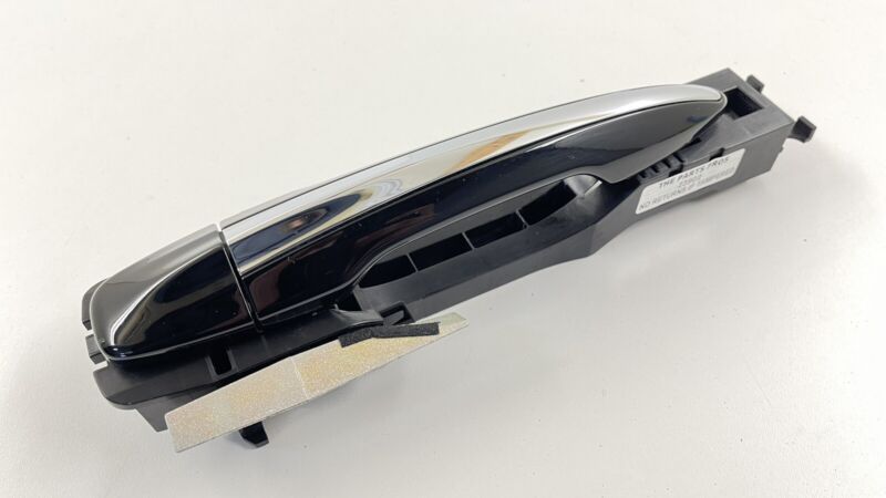 14-22 INFINITI Q50 DRIVER LEFT REAR EXTERIOR DOOR GRAB HANDLE BLACK OEM