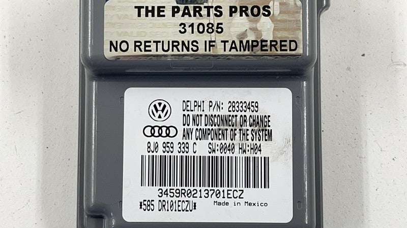 8J0 959 339 C / 8J0959339C 08-15 AUDI R8 SPYDER FRONT SEAT OCCUPANT OCCUPANCY DETECTION MODULE OEM