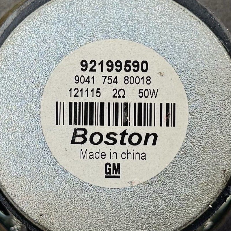 92199590 12-15 Chevrolet Camaro ZL1 Left And Right Boston Door Tweeter Speaker Set OEM