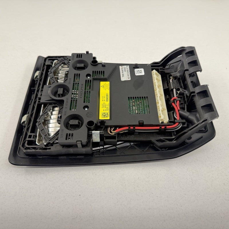 11-16 BMW M5 528 535 550 F10 Front Overhead Console Light Lamp Sunroof Black OEM