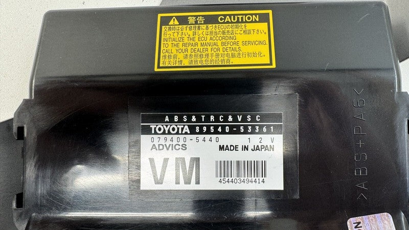 89540-53361 / 89540 53361 / 8954053361 08-09 Lexus IS F Traction Skid Control Module ABS TRAC VSC 89540-53360 OEM