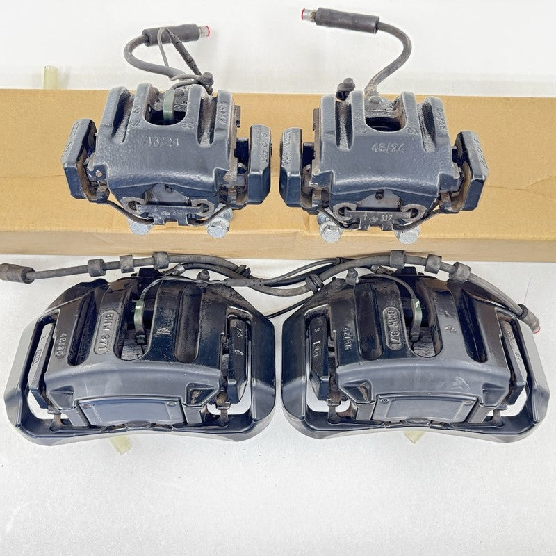 06-10 BMW M5 M6 E60 E63 E64 Brake Caliper Set Front & Rear Black 55K Miles OEM