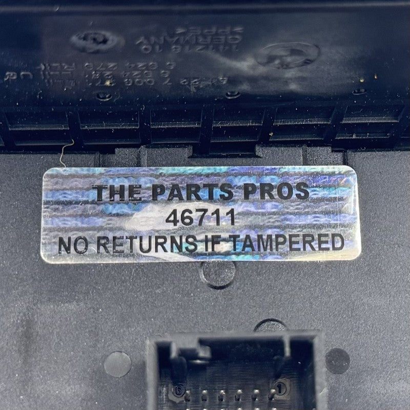 06-10 BMW M6 E63 E64 Left Front Dash Air Vent Grille W/ Headlight Switch OEM