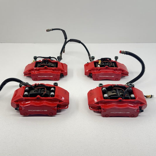 97-12 Porsche 911 996 Boxster Cayman 986 987 Brake Caliper Brembo Set Red OEM