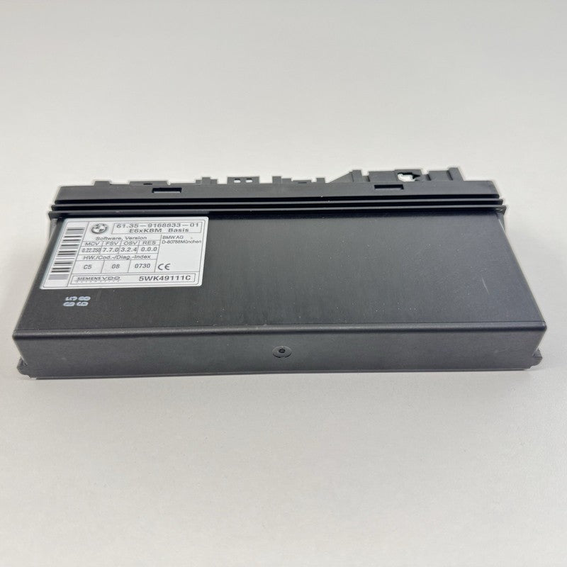 9168833-01 06-10 BMW M6 E63 E64 Body Control Module BCM BCU KBM Basis 9168833 OEM