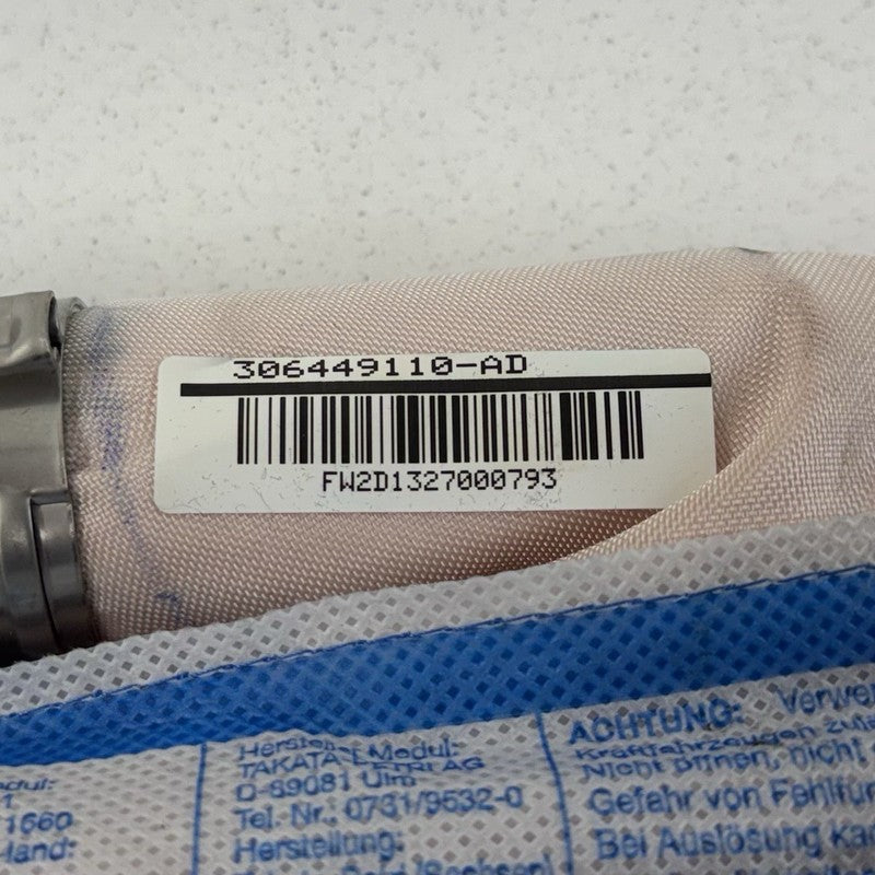 72129143417 BMW M5 528 535 550 F10 Driver Left Curtain Roof Airbag Air Bag SRS OEM