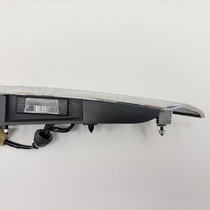 84810-4HB0A / 84810 4HB0A / 848104HB0A 14-17 Infiniti Q50 Chrome License Plate Light Trunk Trim Moulding W/ Camera OEM