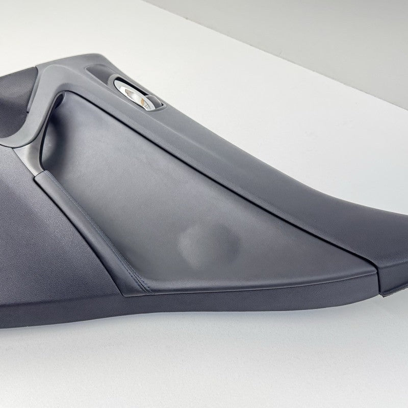 08-14 Lexus IS F Right Rear Door Panel Cover Trim Black With Blue Stitching OEM