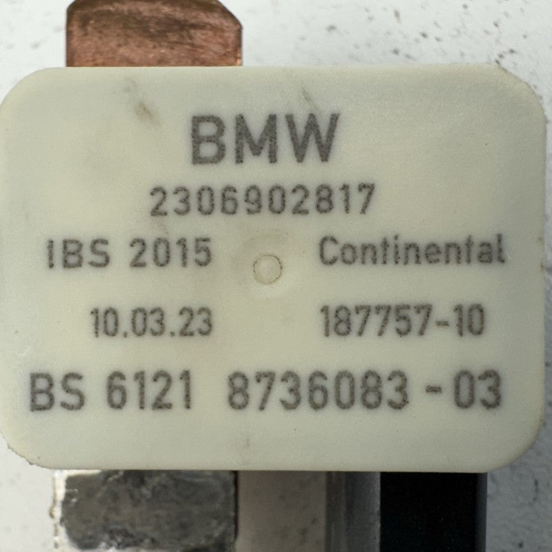 18-24 BMW G01 X3 Negative Battery Ground Cable W/ Sensor 8736083 OEM