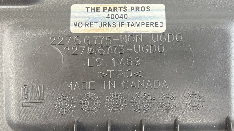 22766775 11-15 CHEVROLET CAMARO SS CONVERTIBLE OVERHEAD DOME LIGHT W/ SUN VISOR PAIR OEM