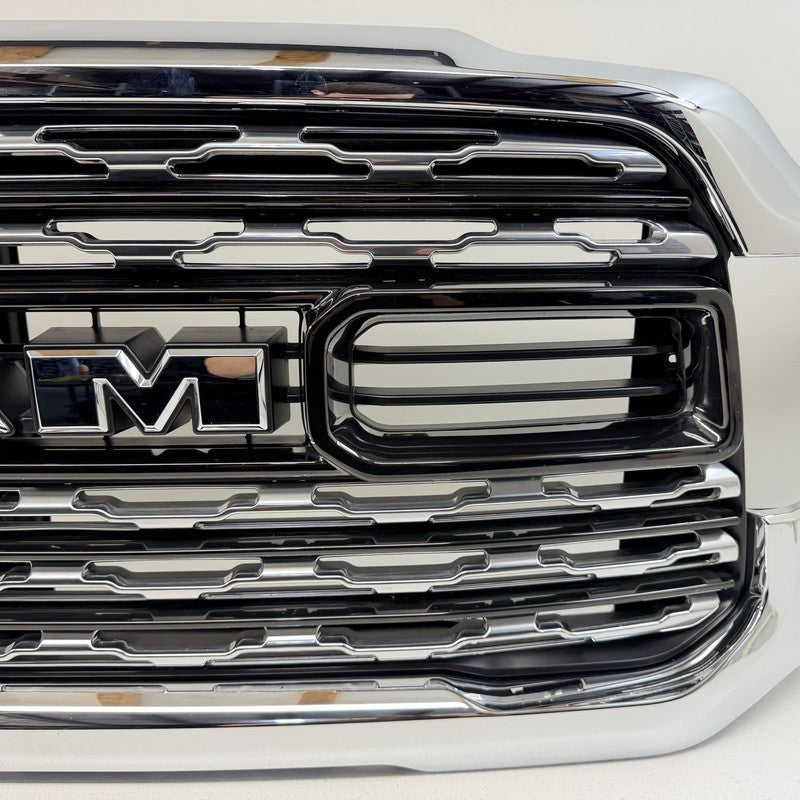 19-24 Ram 2500 3500 4500 5500 Limited Front Upper Grille Grill Chrome 