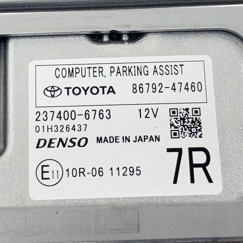 86792-47460 / 86792 47460 / 8679247460 23-25 TOYOTA PRIUS PARKING AID PARK ASSIST CONTROL MODULE 86792-47460 OEM