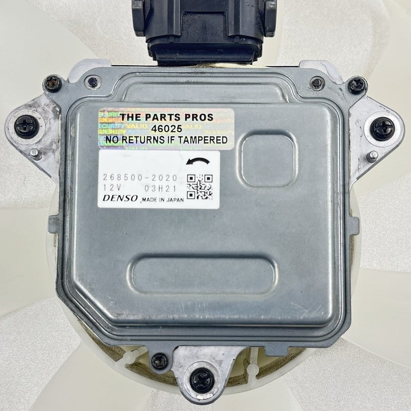 268500-2020 / 268500 2020 / 2685002020 22-25 TOYOTA GR86 RADIATOR FAN COOLING MOTOR WITH FAN BLADE PAIR 268500-2020 OEM