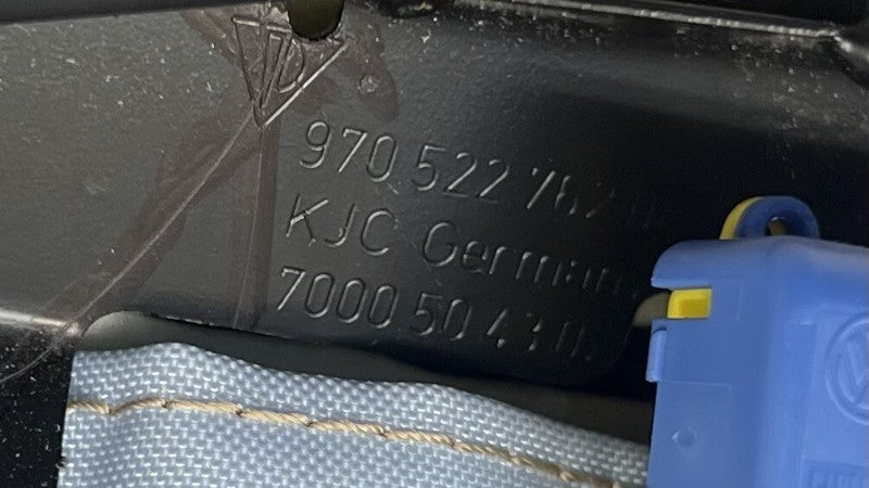 970.522.762.00 / 970 522 762 00 / 97052276200 10-16 PORSCHE PANAMERA PASSENGER RIGHT REAR SEAT BOLSTER CUSHION AIRBAG SR