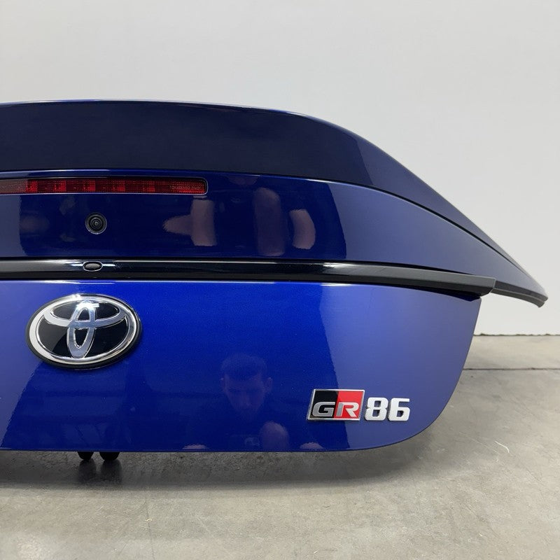 22-25 TOYOTA GR86 PREMIUM TRUNK LID COMPLETE W/ DUCKBILL SPOILER TRUENO BLUE OEM
