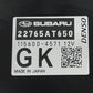 115600-4571 / 115600 4571 / 1156004571 22-25 TOYOTA GR86 2.4L AUTOMATIC MOTOR ENGINE CONTROL MODULE ECU 22765AT650 OEM