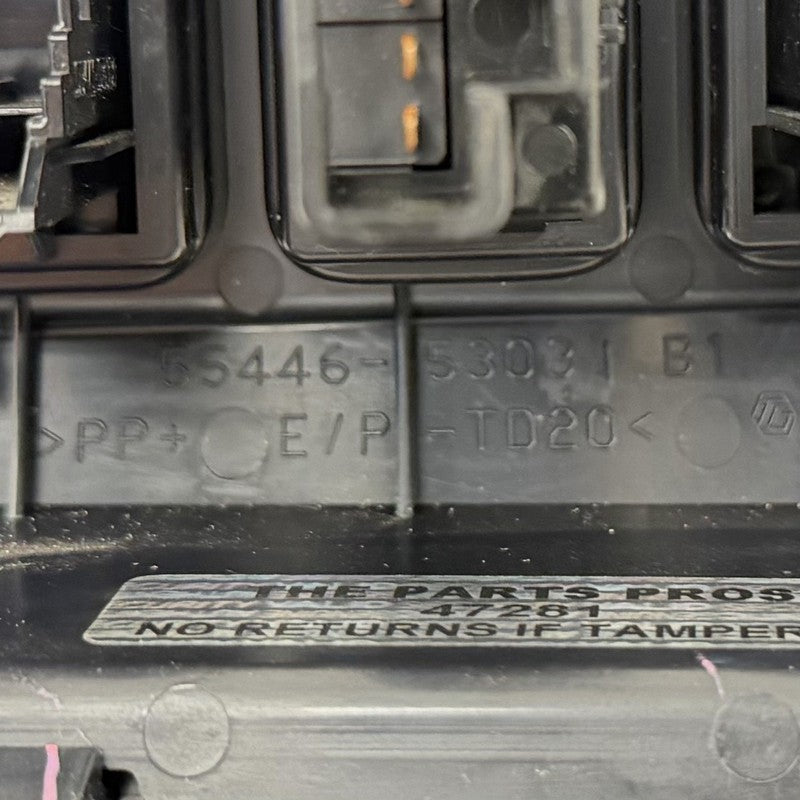 55446-53031 / 55446 53031 / 5544653031 08-14 Lexus IS F Gas Cap Button And Trunk Switch Button With Surround Trim OEM