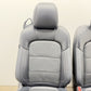 24-26 Ford Mustang GT Premium Front Seat Pair Leather Black W/ White Stitch OEM