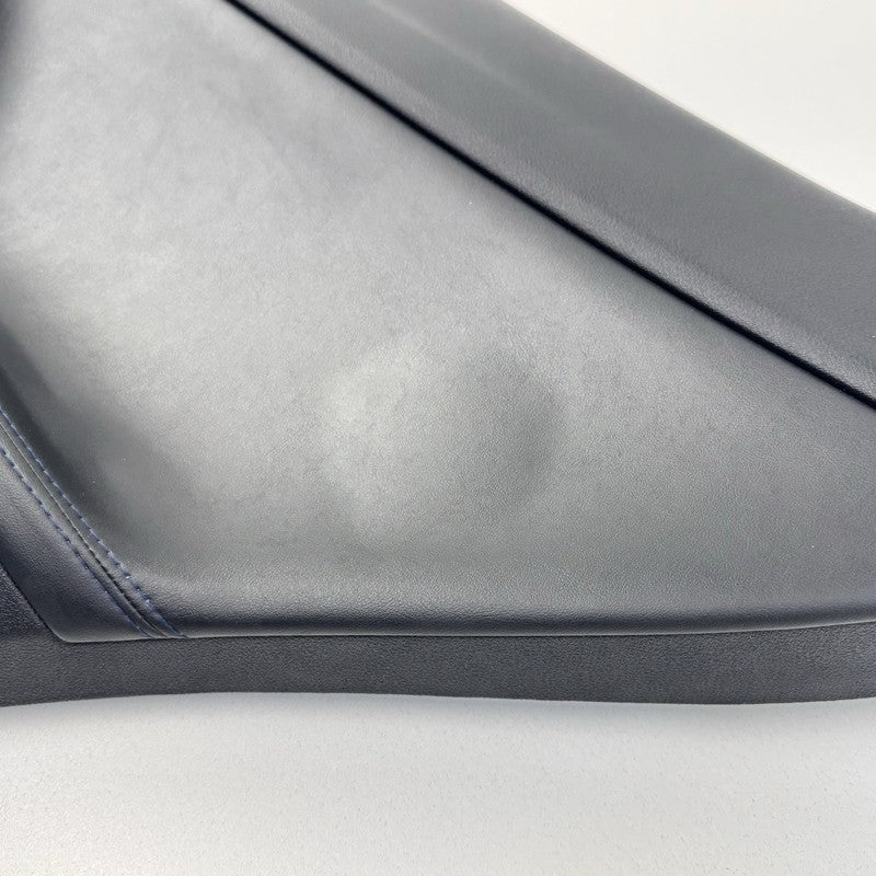 08-14 Lexus IS F Right Rear Door Panel Cover Trim Black With Blue Stitching OEM