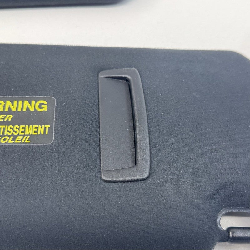 08-14 Lexus IS F Left And Right Sunvisor Sun Visor Shade Pair Black OEM