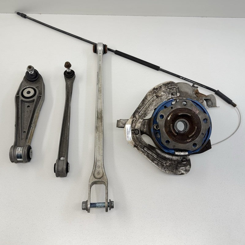 987 331 658 06 / 98733165806 05-12 Porsche Boxster Cayman 987 Right Rear Knuckle Hub W/ Control Arm Set OEM