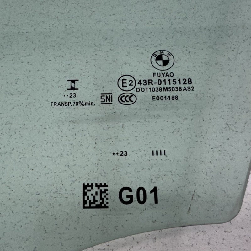 18-24 BMW G01 X3 Driver Left Front Door Glass Window OEM