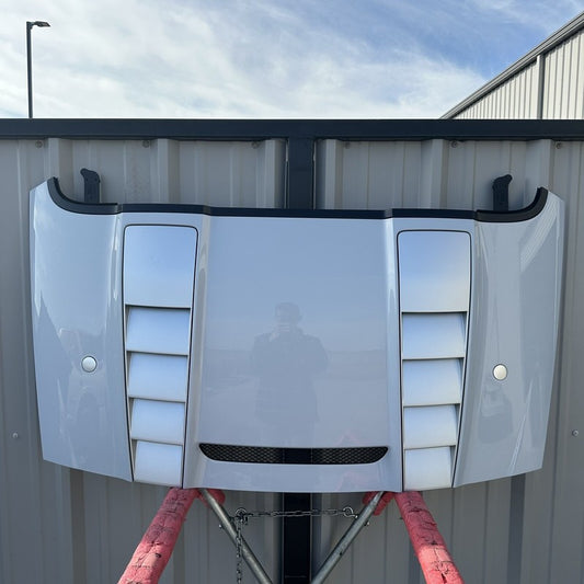 427825300AGRU 11-15 AUDI R8 SPYDER REAR ENGINE HOOD DECK LID CONVERTIBLE TOP STOWAGE COVER OEM