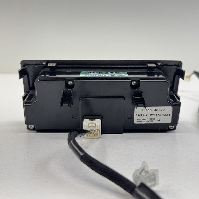 55900-48570 / 55900 / 48570 / 5590048570 11-13 Toyota Highlander Rear Console Climate Control Switch 55900-48570 OEM