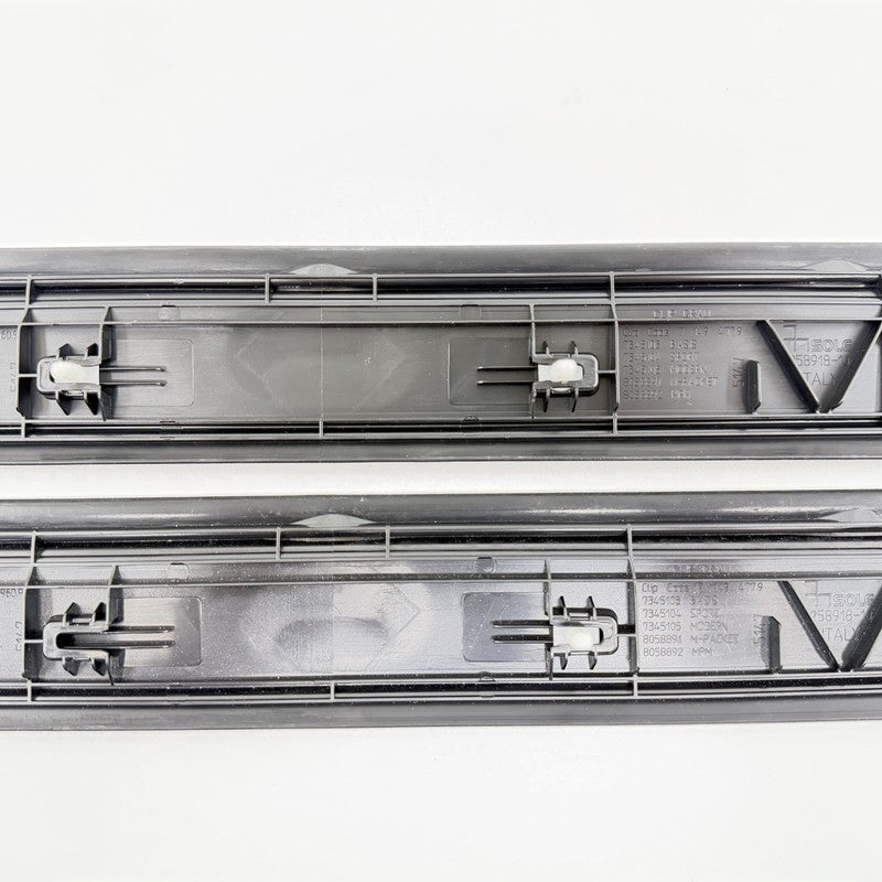 7 345 103 / 7345103 19-21 BMW M2 Competition Left & Right Door Step Sill Scuff Plate Trim Panel OEM