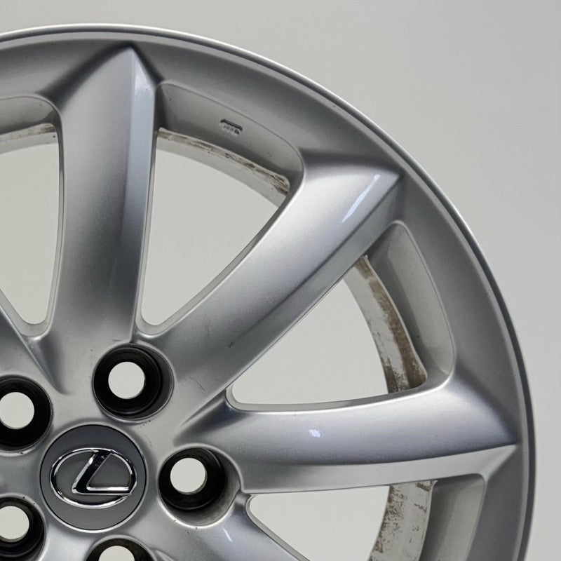 42611-50730 / 42611 50730 / 4261150730 07-09 Lexus LS460 Wheel Rim 18x7.5 +32 Offset Silver 42611-50730 Factory OEM